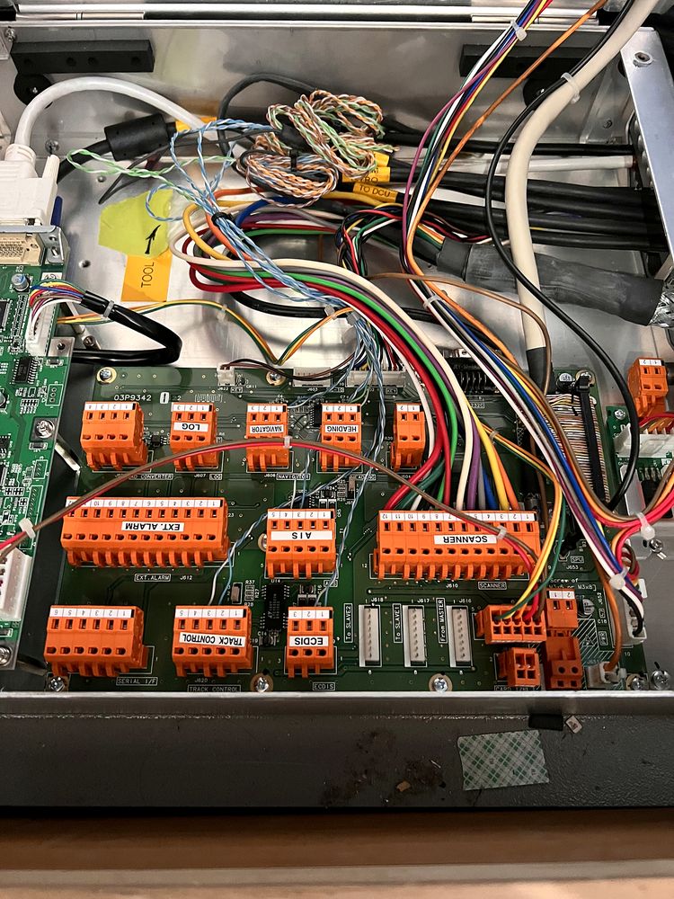 Cabling in a technical space